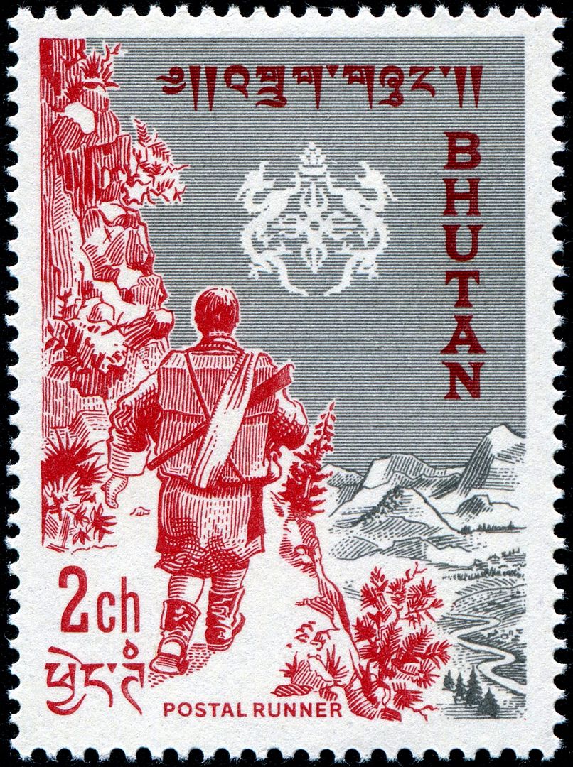 Bhutan1PostalRunner462Litho_zpsee6f2e79.jpg Photo by nethryk